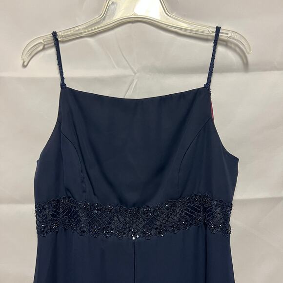 Arianna Y2K Maxi Dress Womens 12P Empire Waist Fairy Wedding Guest Homecoming - Picture 3 of 13